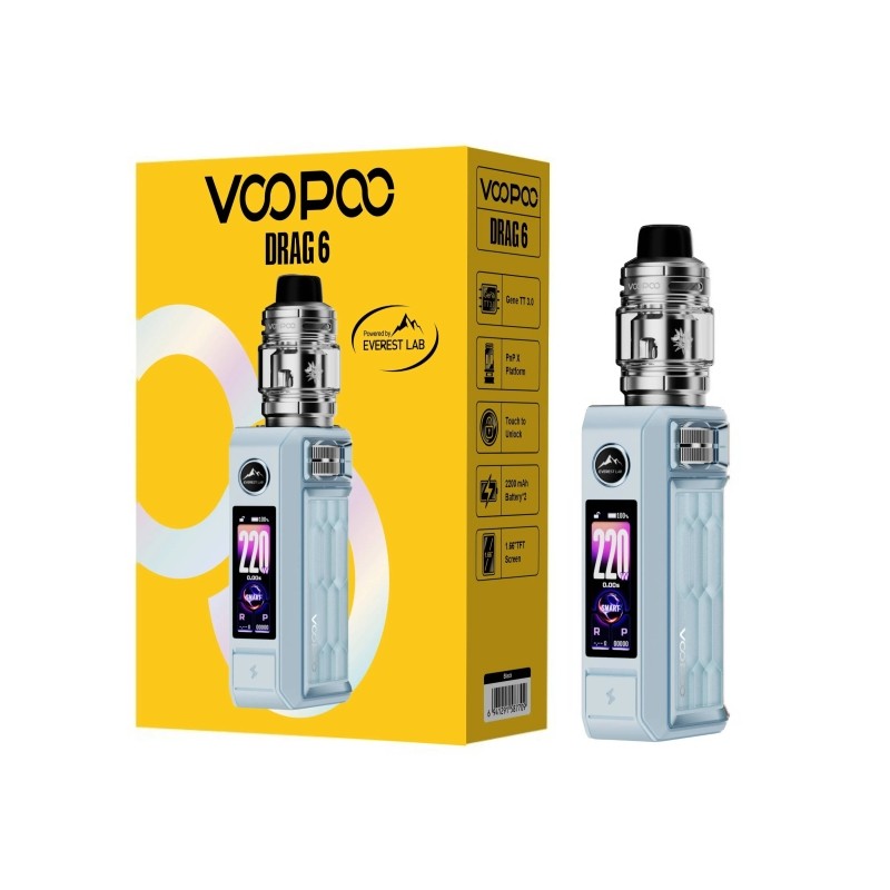 blue voopoo drag 6 kit
