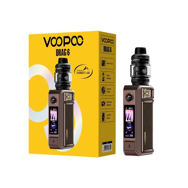 brown voopoo drag 6 kit