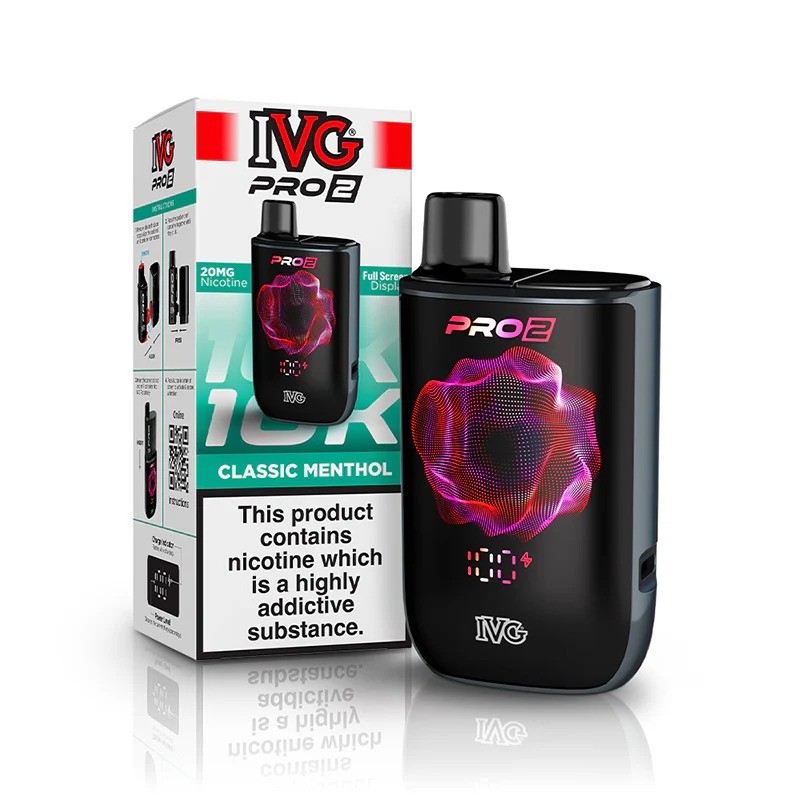 classic menthol ivg pro 2 10k kit
