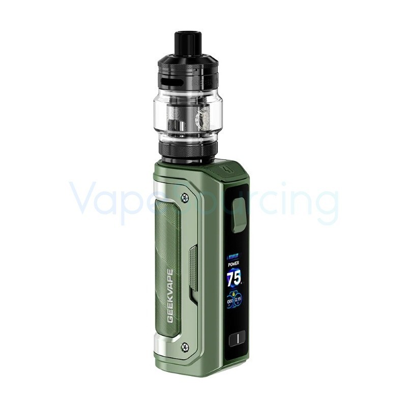 forest green geekvape aegis mini 5 kit