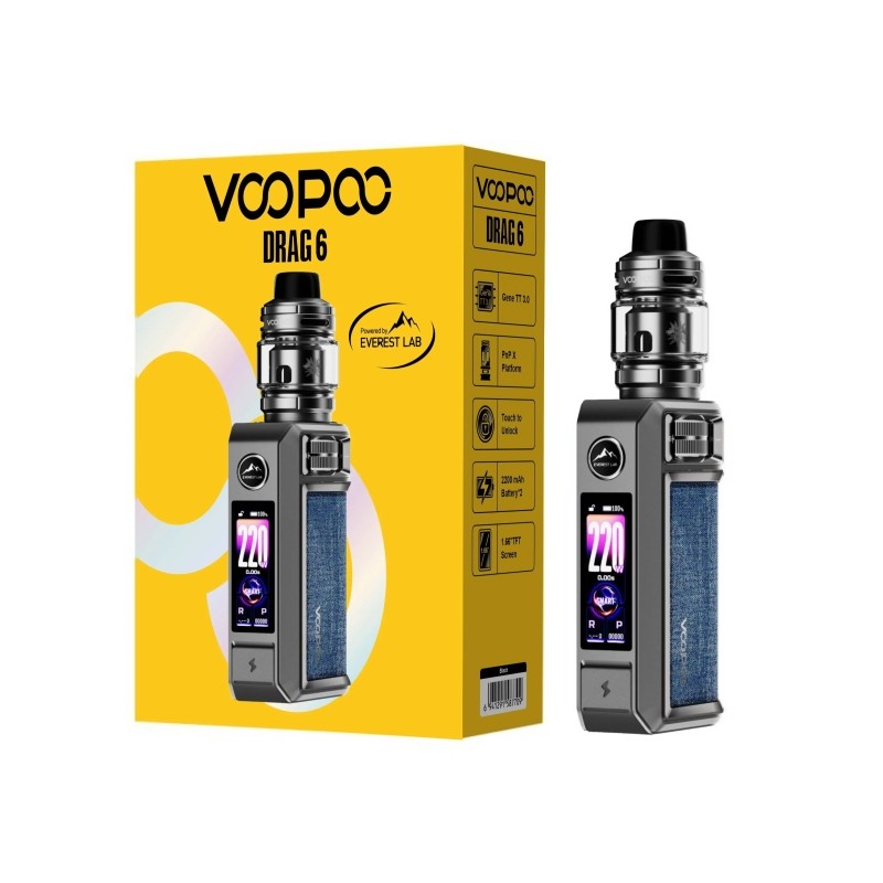 metal gray voopoo drag 6 kit