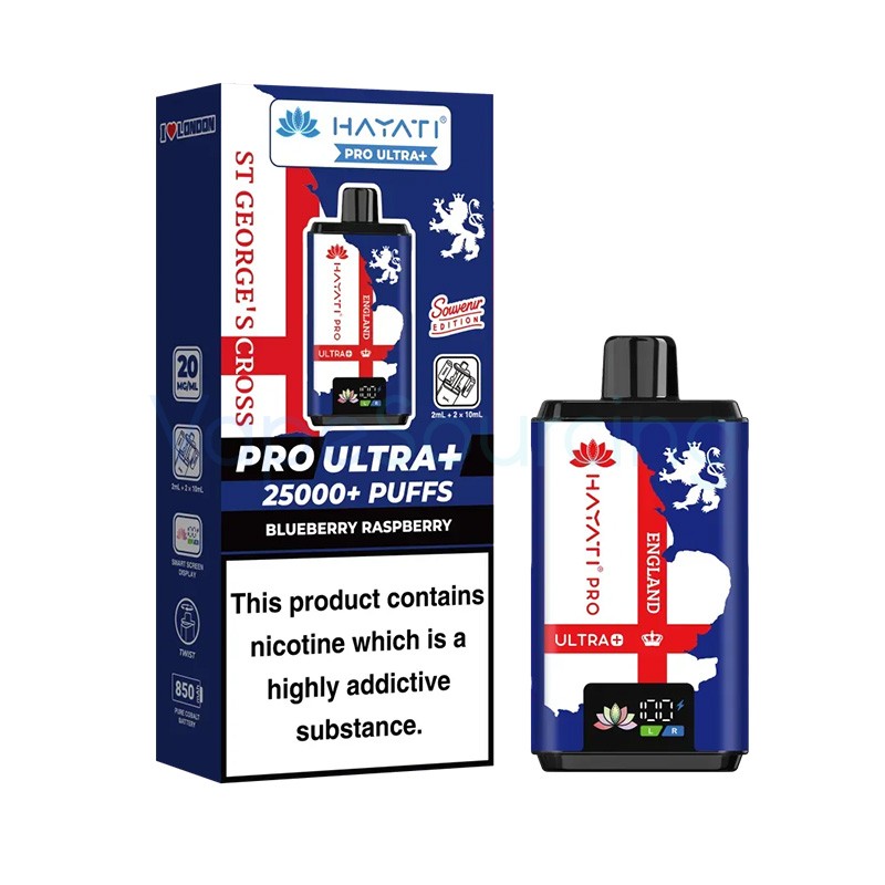 blueberry raspberry - st george’s cross hayati pro ultra plus 25000 london souvenir edition