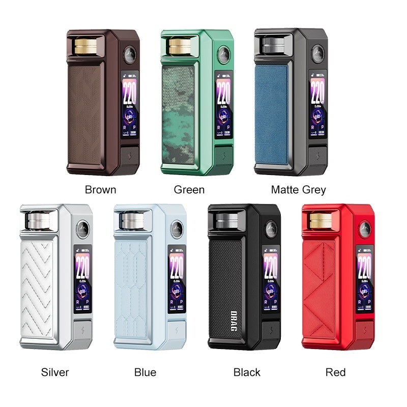 voopoo drag 6 box mod all colors