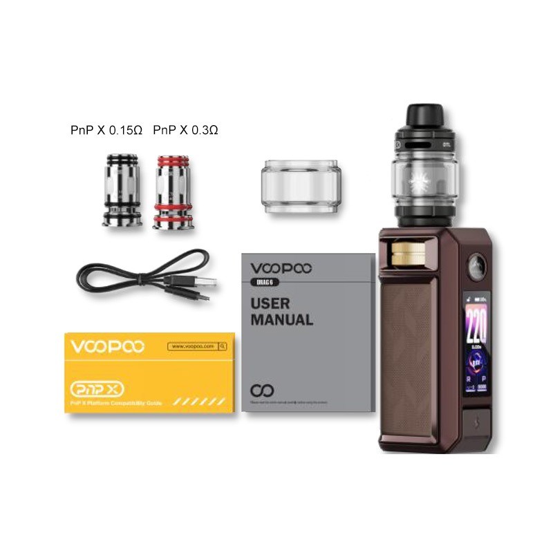 voopoo drag 6 kit pakage
