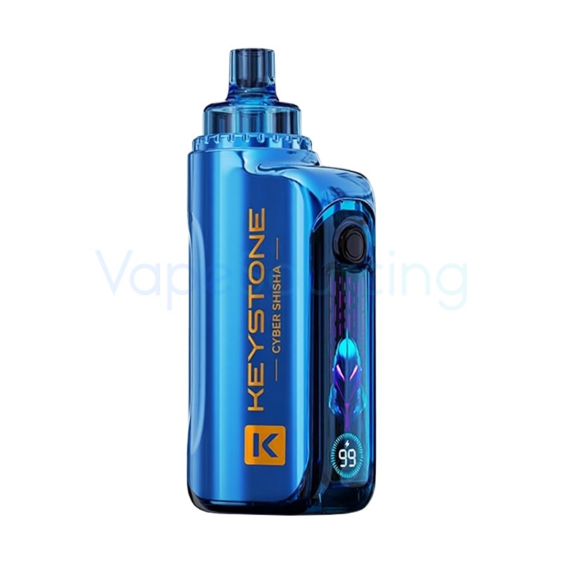blue pop keystone cyber shisha 30k