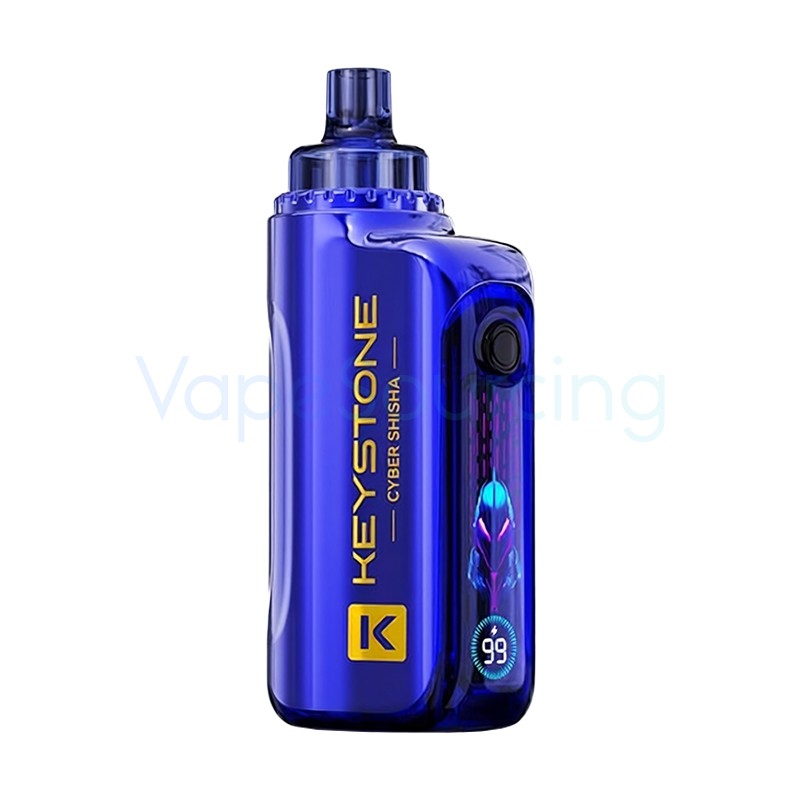 blue razz lemonade keystone cyber shisha 30k