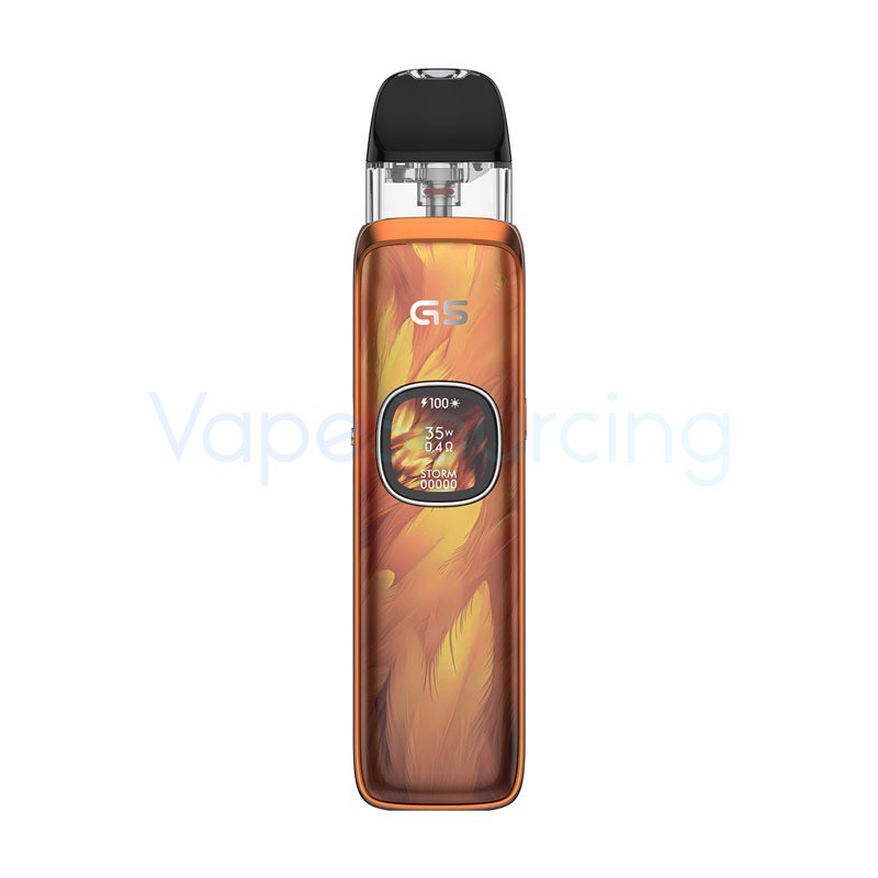 orange feathers uwell caliburn g5 pod kit