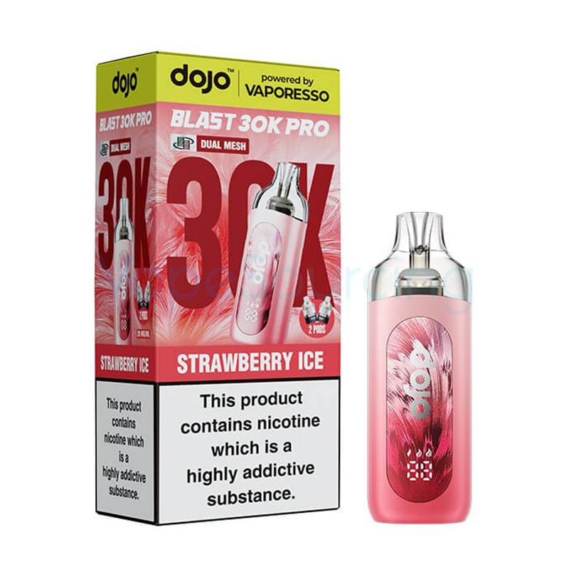 strawberry ice vaporesso dojo blast 30k pro