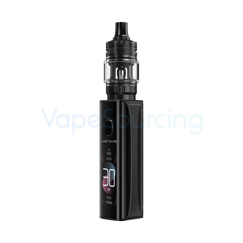 black / black leather lost vape thelema go pro