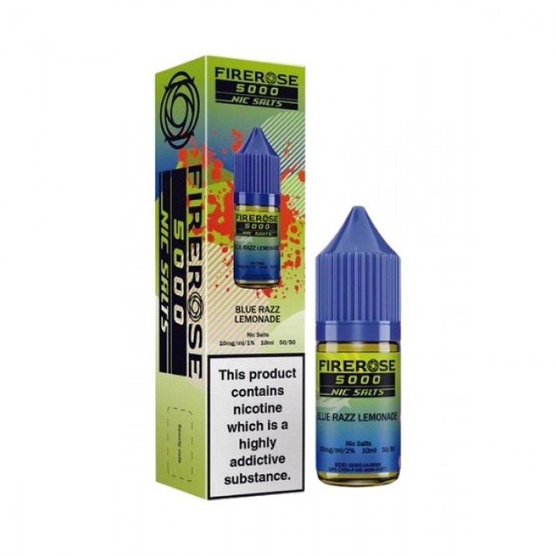 blue razz lemonade elux firerose 5000 nicotine salit e liquid