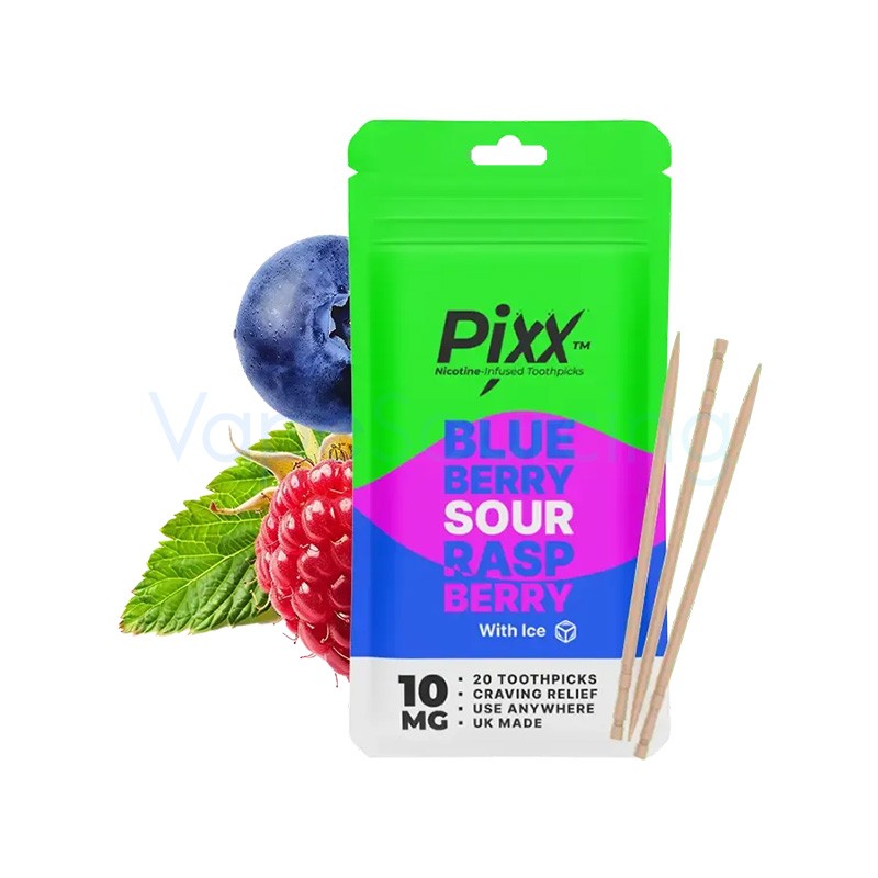 blueberry sour raspberry pixx nicotine toothpicks