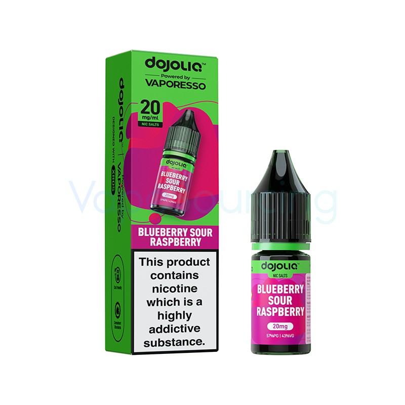 blueberry sour raspberry vaporesso dojoliq nic salt