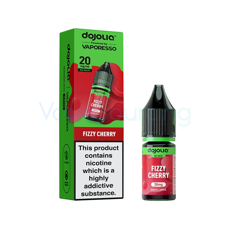 fizzy cherry vaporesso dojoliq nic salt