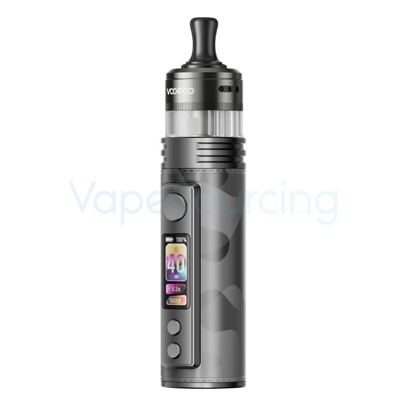 gray metal voopoo drag h40 pro
