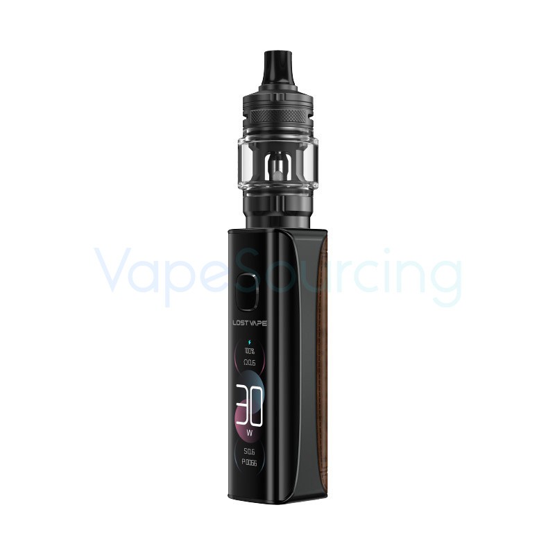 gunmetal / brown leather lost vape thelema go pro