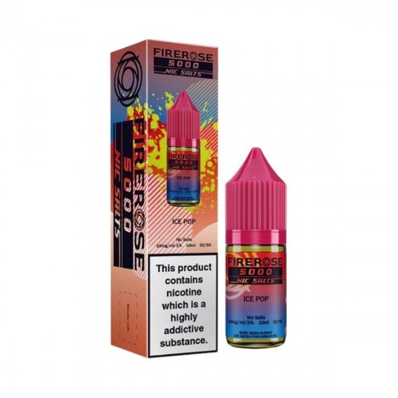 ice pop elux firerose 5000 nicotine salit e liquid