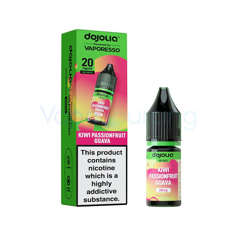 kiwi passionfruit guava vaporesso dojoliq nic salt