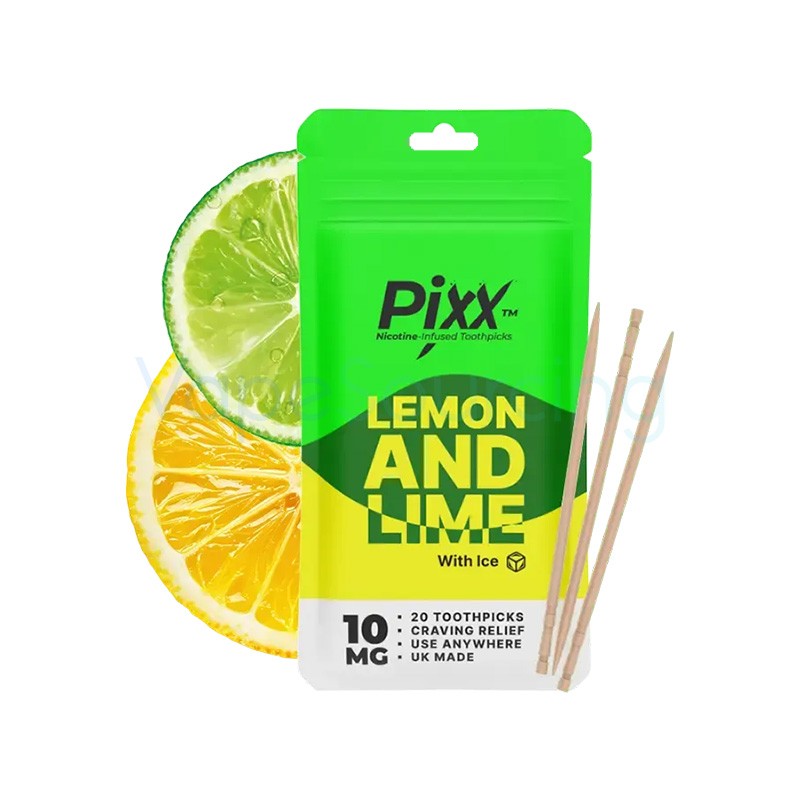 lemon & lime pixx nicotine toothpicks