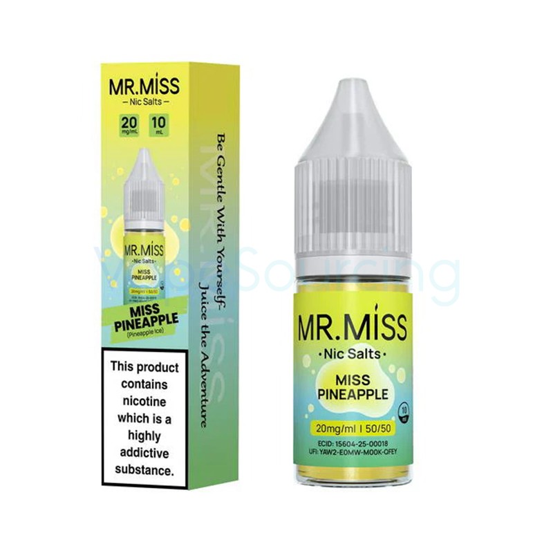 miss pineapple (pineapple ice) mr.miss nic salt