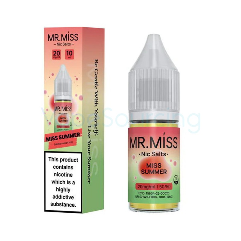 miss summer (watermelon ice) mr.miss nic salt