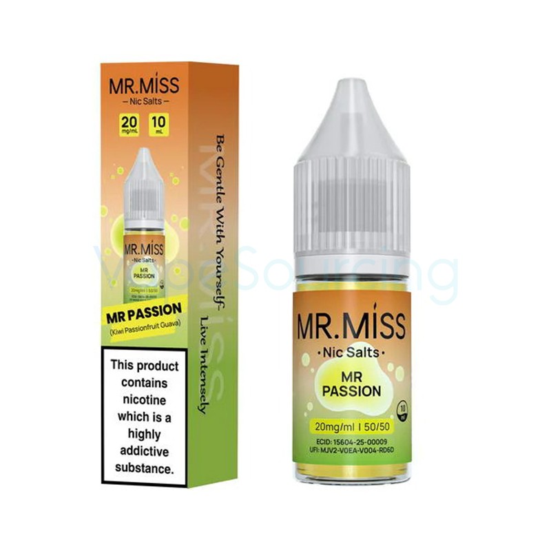 mr passion (kiwi passionfruit guava) mr.miss nic salt