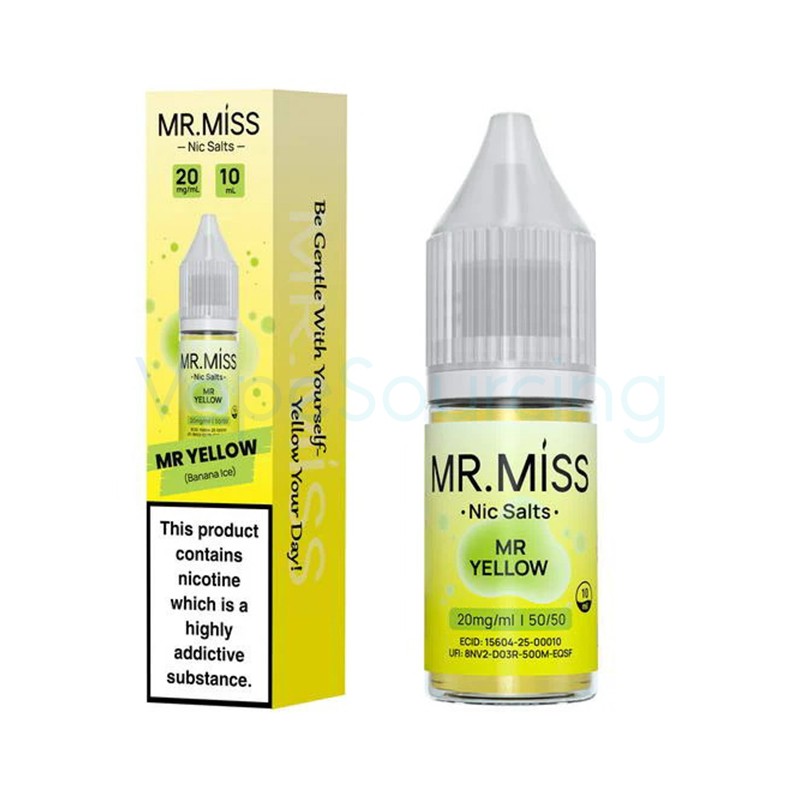 mr yellow (banana ice) mr.miss nic salt