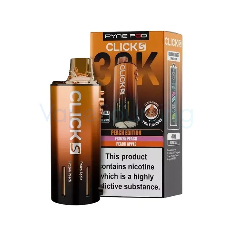 peach edition pyne pod click s 30k pod