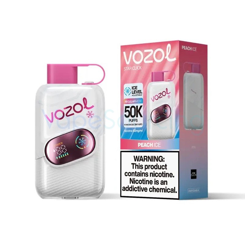 peach ice vozol star click 50k