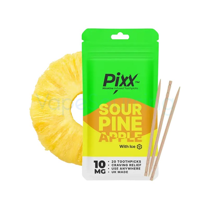sour pineapple pixx nicotine toothpicks