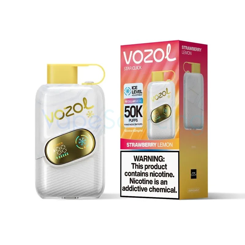strawberry lemon vozol star click 50k