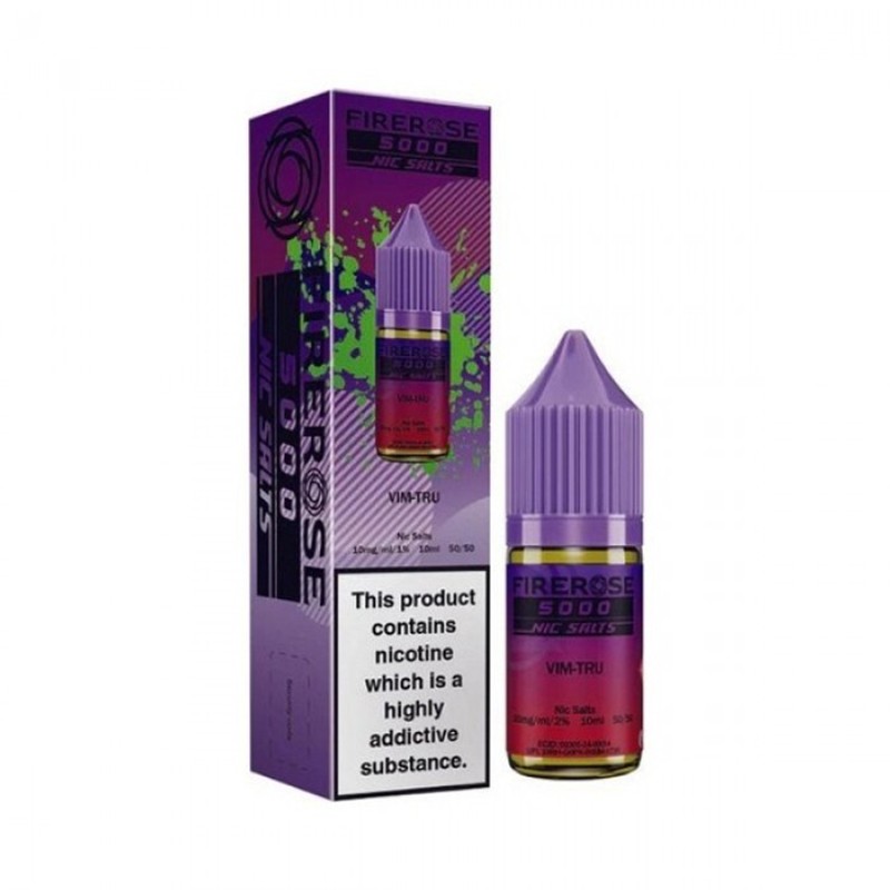 vimtru elux firerose 5000 nicotine salit e liquid