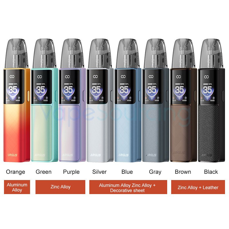 voopoo argus g4 all colours