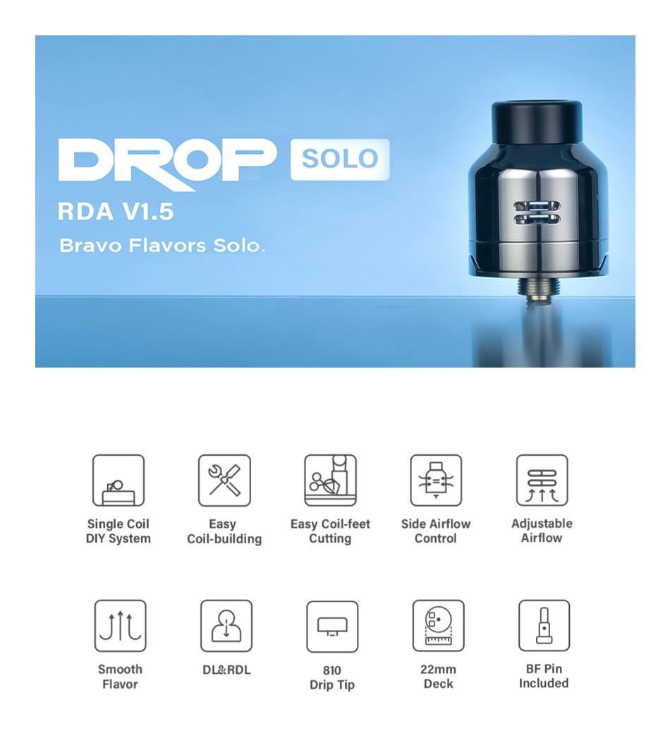UK Sale Drop Solo RDA V1.5