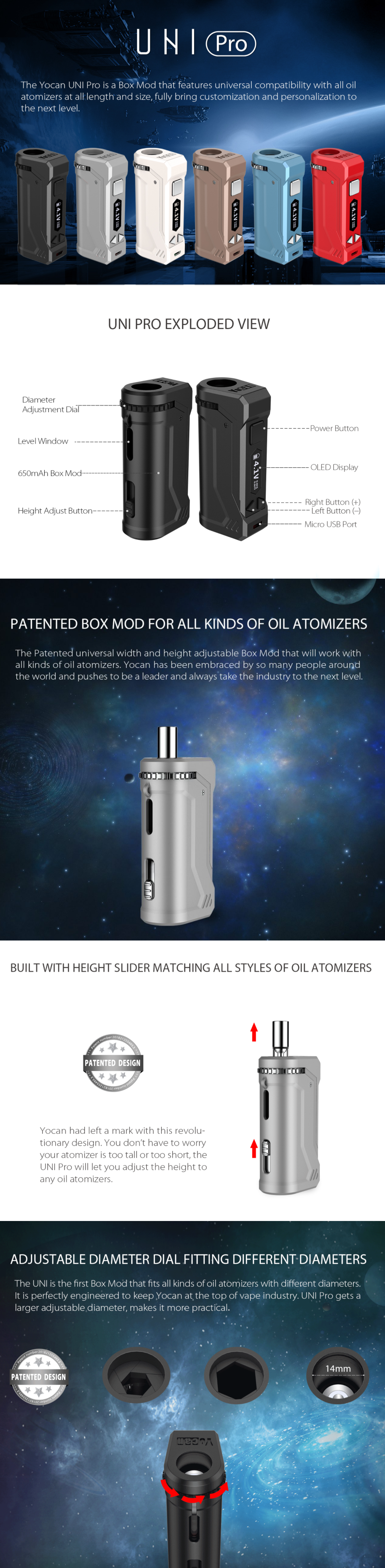 Yocan UNI Pro Vaporizer Cheap Sale