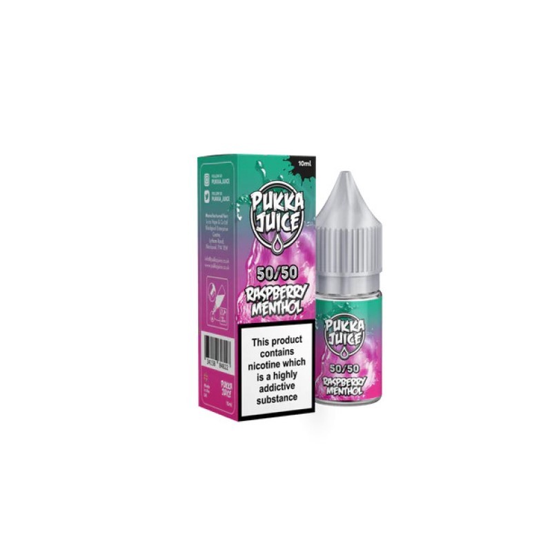 Pukka Juice Raspberry Menthol E-liquid 10ml