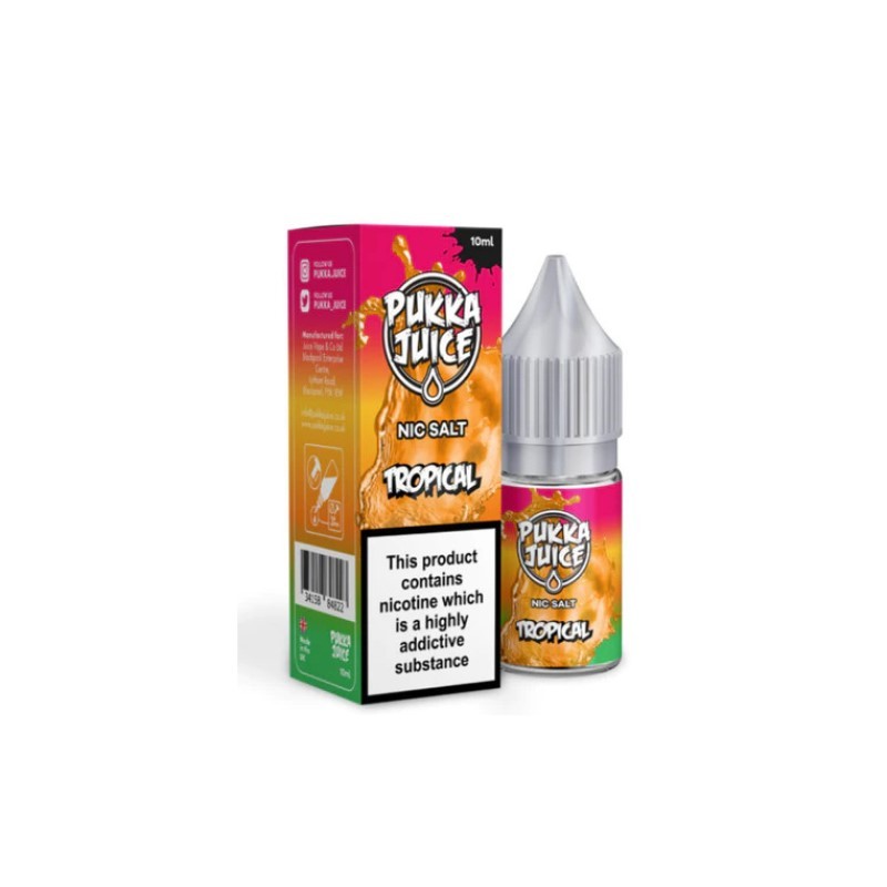 Pukka Juice Nicotine Salt Tropical E-liquid 10ml