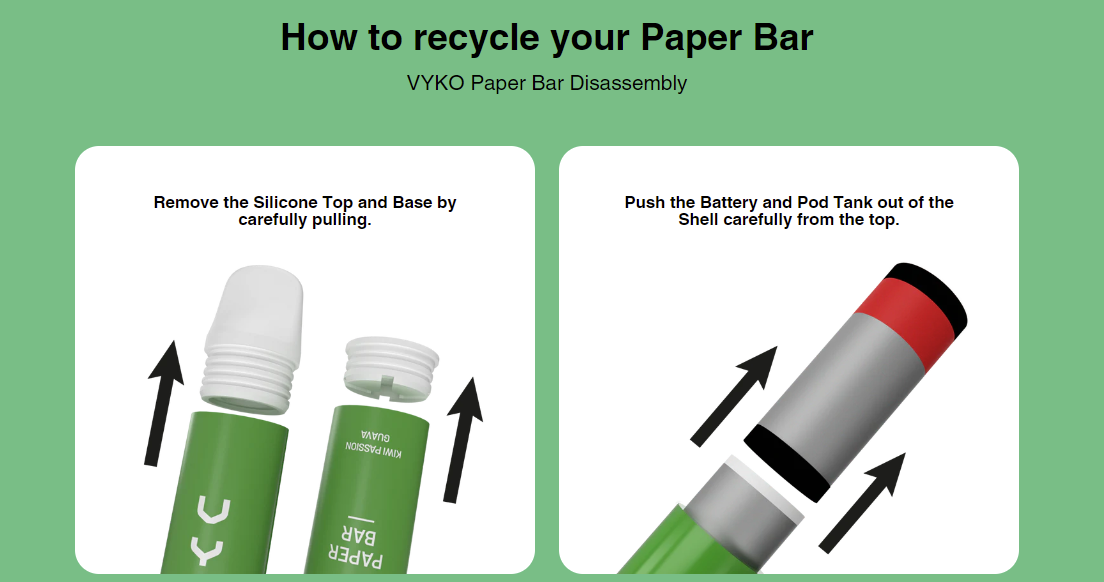VYKO Paper Bar Disposable