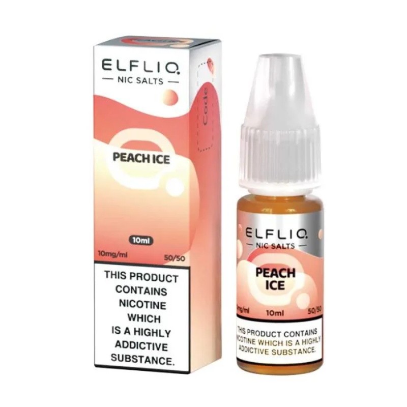 ElfLiq Nicotine Salt Peach Ice E-liquid