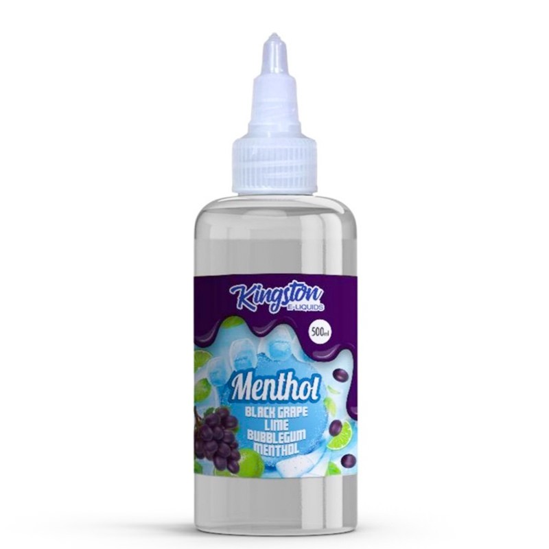 Kingston Black Grape Lime & Bubblegum Menthol Shortfill E-liquid
