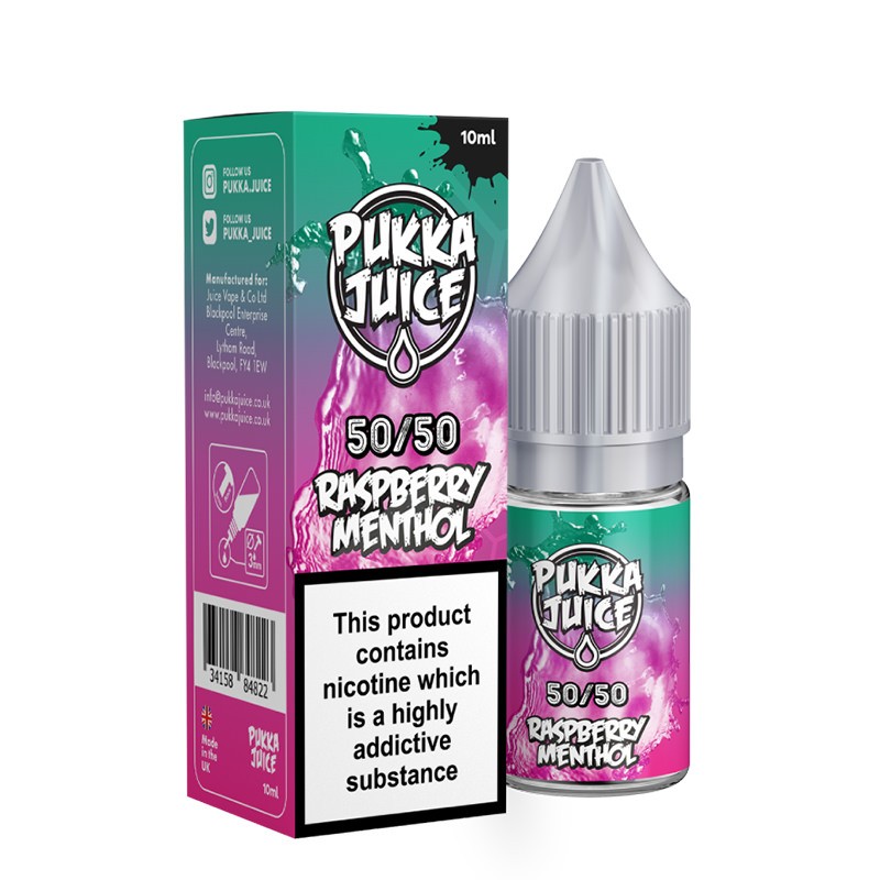 Pukka Juice Raspberry Menthol E-liquid