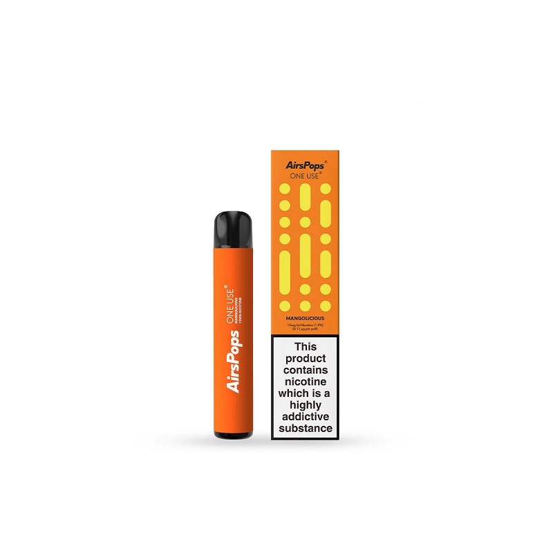 AirsPops One Use Disposable Vape 800 Puffs Cost Only £4.99