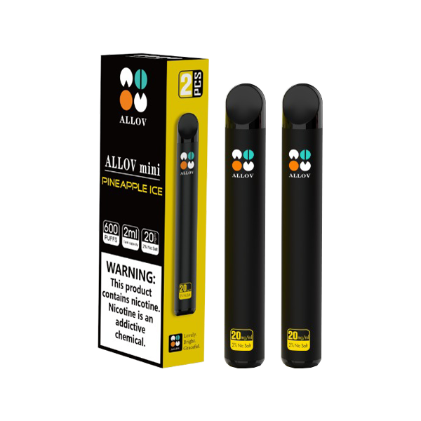 Allov Mini Disposable Vape 600 Puffs(2pcs/pack) Review