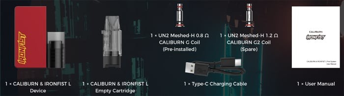 Caliburn Ironfist L Draw Package