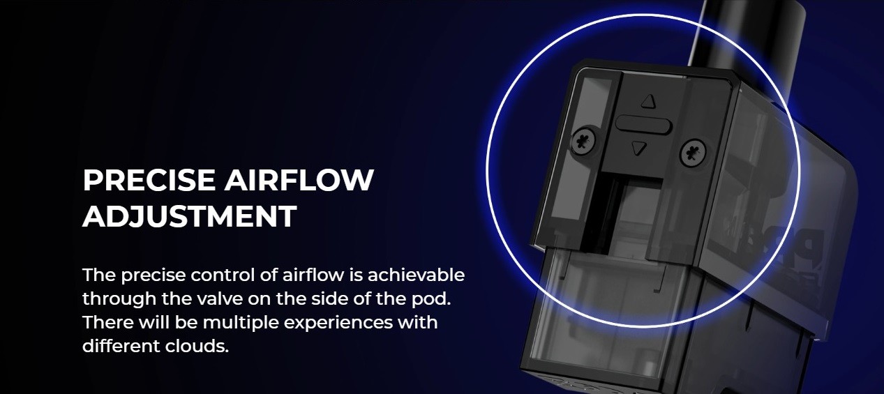 Uwell Crown B Airflow