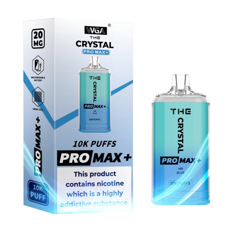 wga crystal pro max plus 10000 puffs hot sale