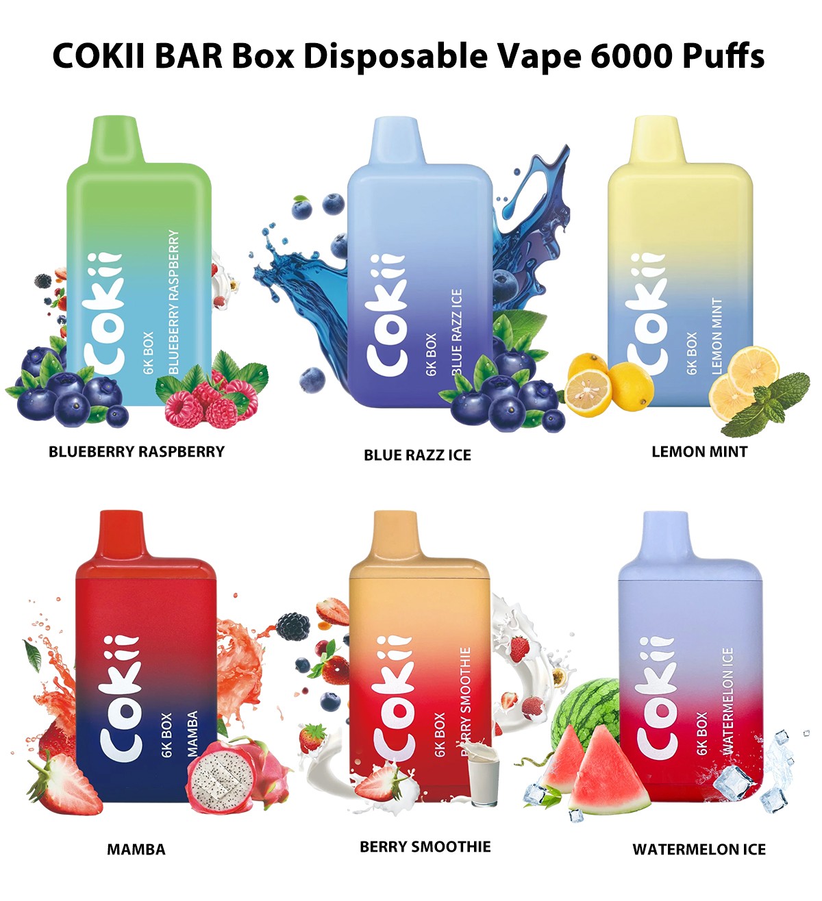 COKII BAR Box Disposable