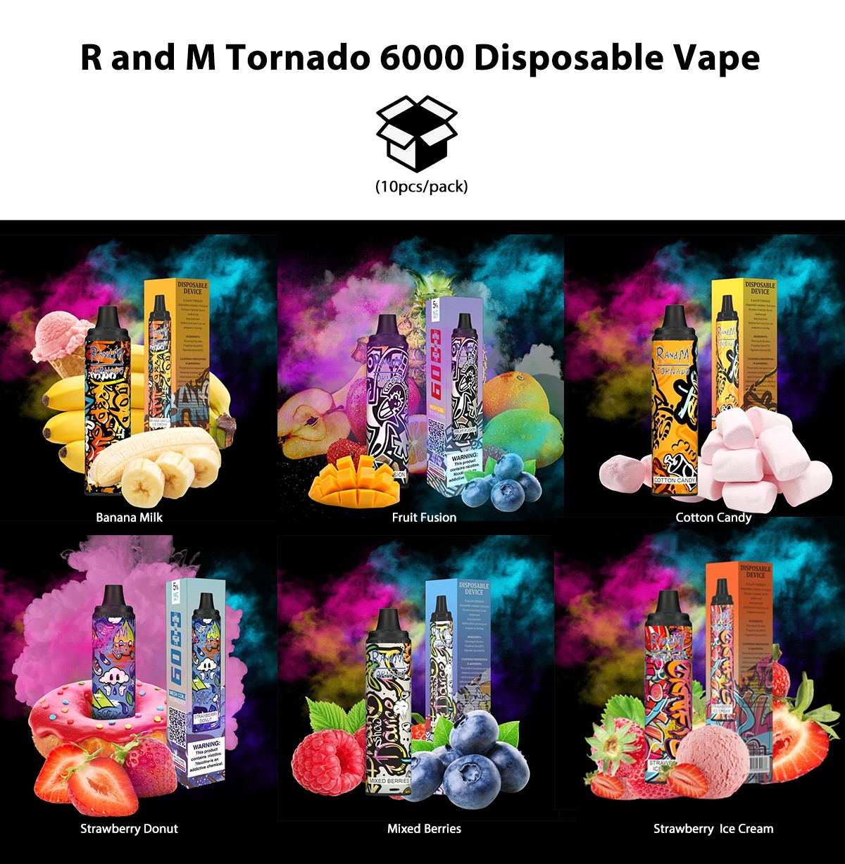 R and M Tornado 6000 Disposable