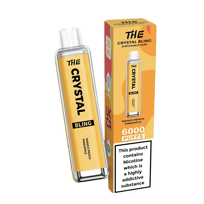 The Crystal Bling Disposable Vape 6000 Puffs Glamorous Vaping