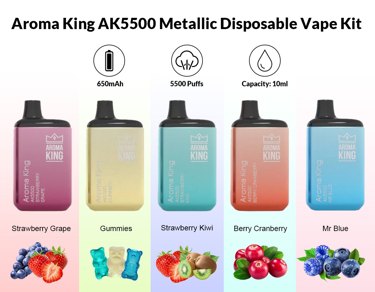 Aroma King AK5500 Metallic Disposable