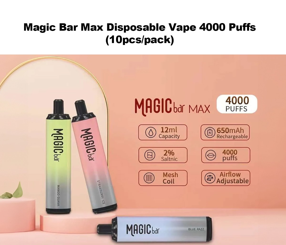 Magic Bar Max Disposable